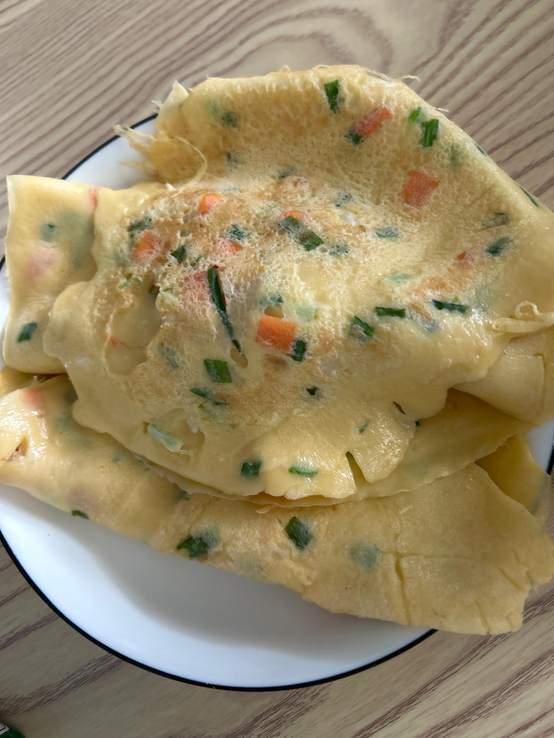 葱花鸡蛋饼