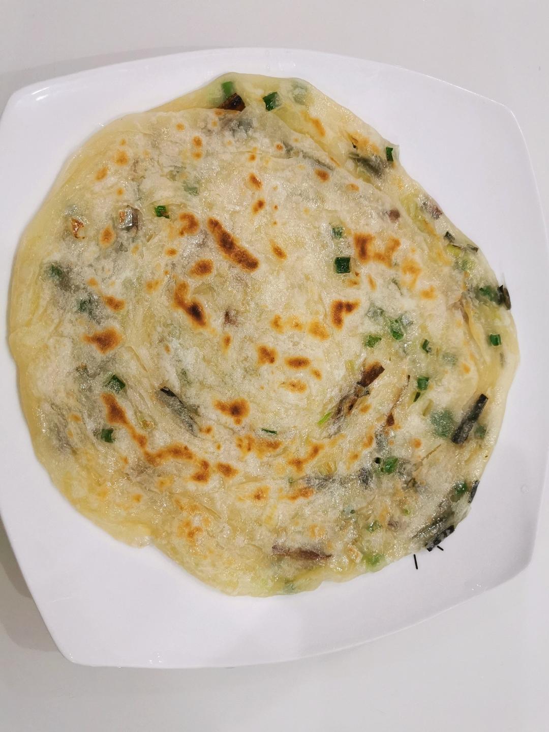 层薄如纸外酥内软的手抓饼&葱油饼