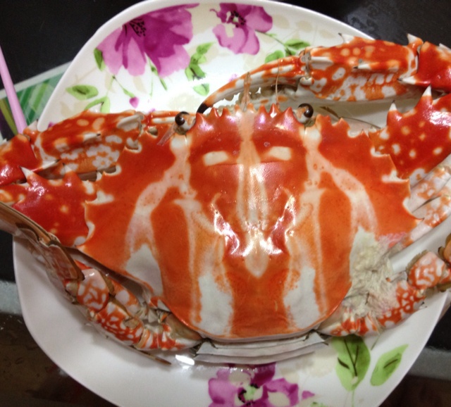 清蒸花雕蟹