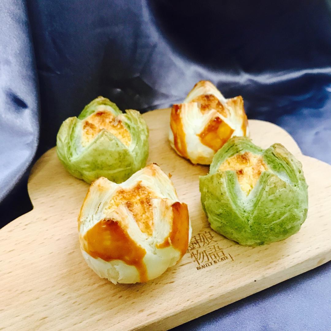 花开富贵之四种口味的椰蓉开口酥