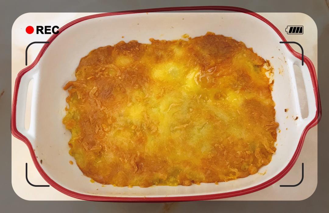 奶油芝士焗红薯