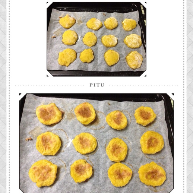 史上最简单烤南瓜饼