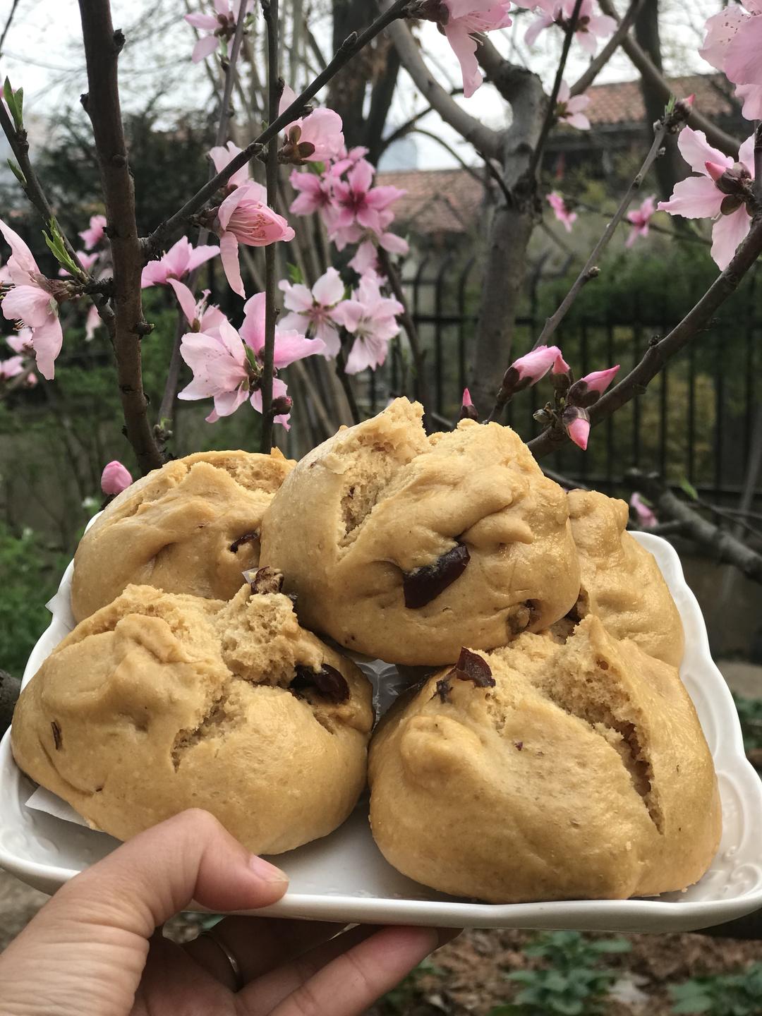 红糖开花馒头的做法