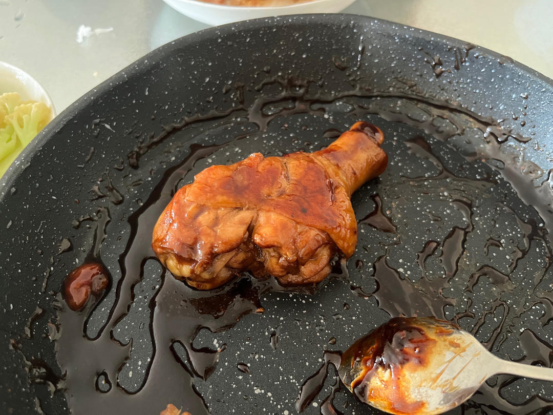 不放一滴油的照烧鸡腿饭