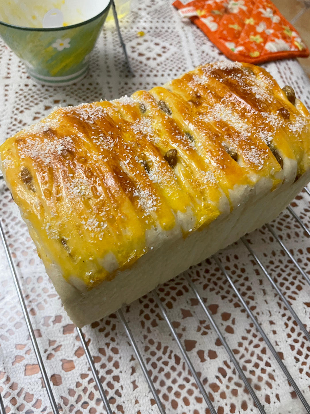 手撕蔓越莓炼乳吐司