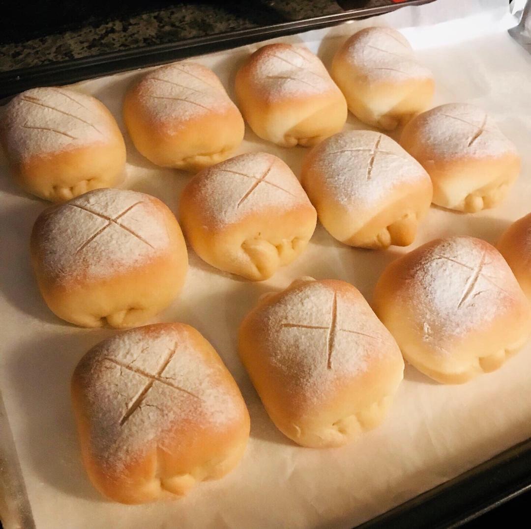 日式牛奶面包卷，松软到不行的一款