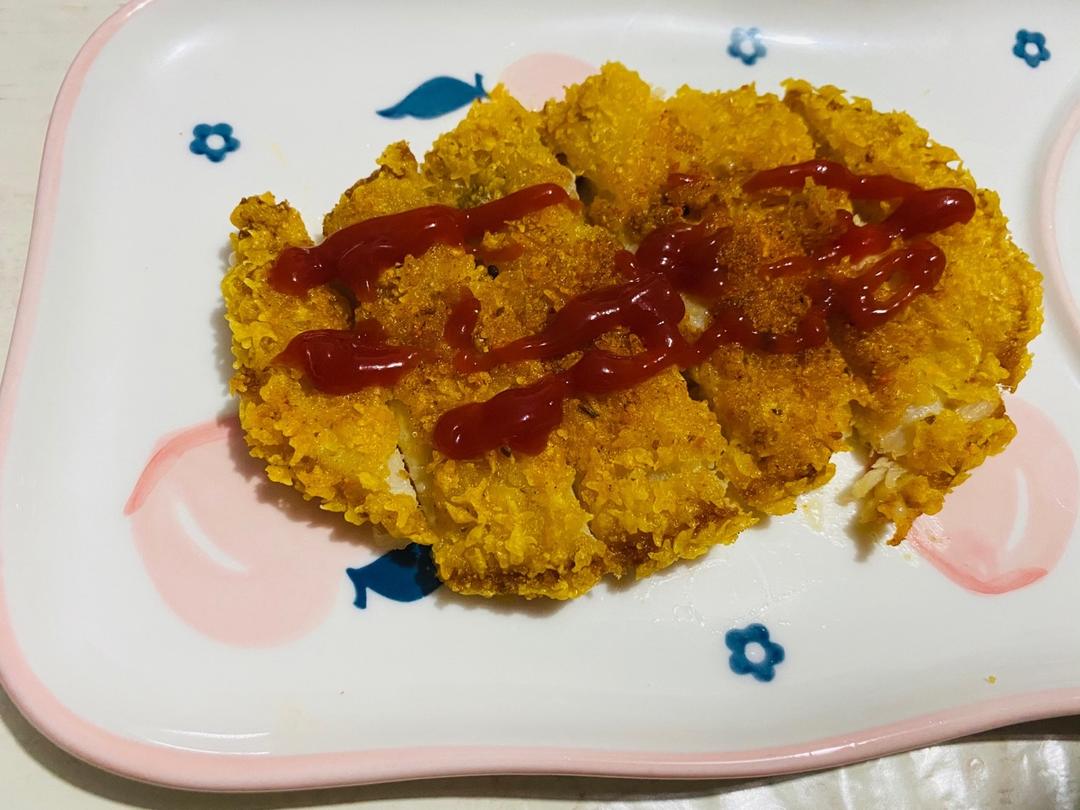 空气炸锅鸡排（半成品）的做法
