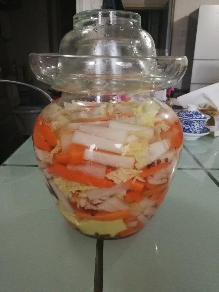 用玻璃瓶做四川泡菜