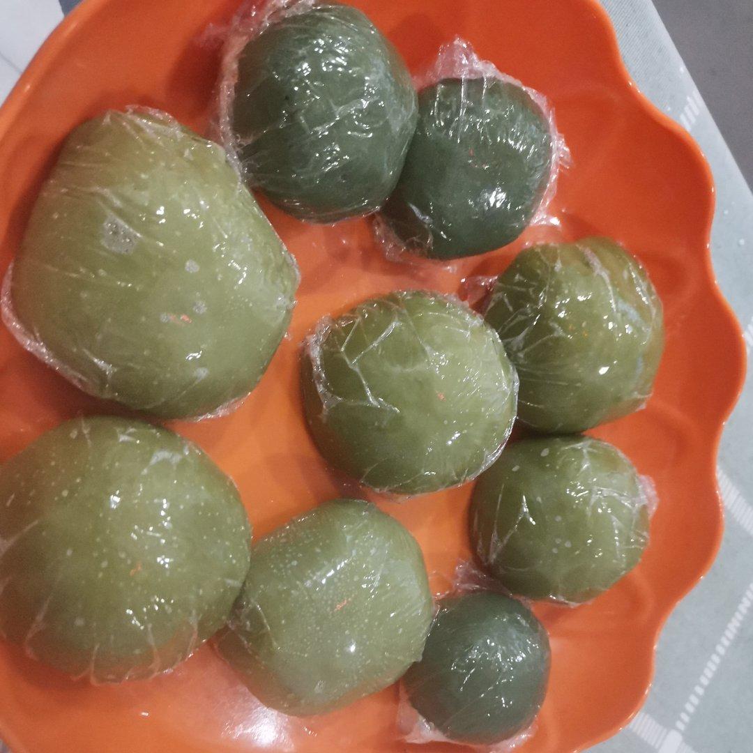 咸蛋黄肉松艾糍（青团）