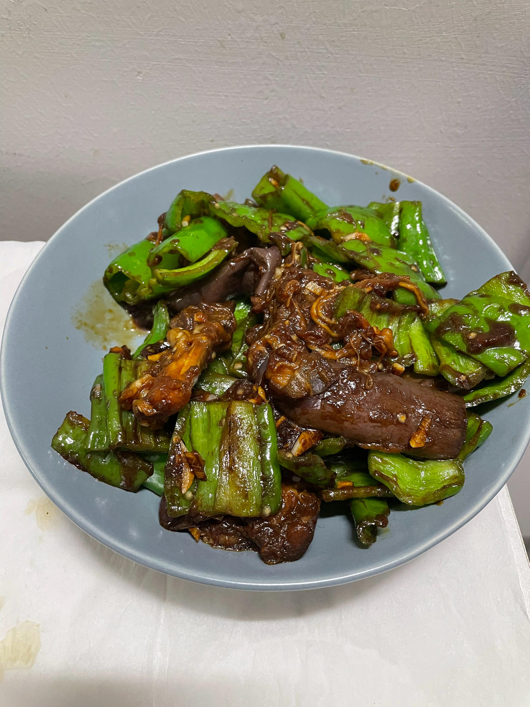 辣椒炒茄子