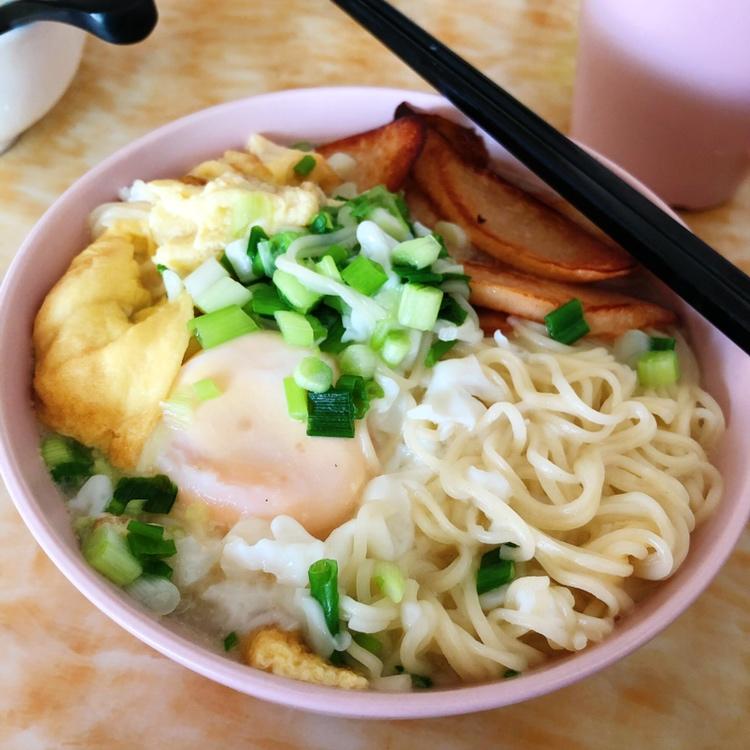 快手挂面荷包蛋---懒人版