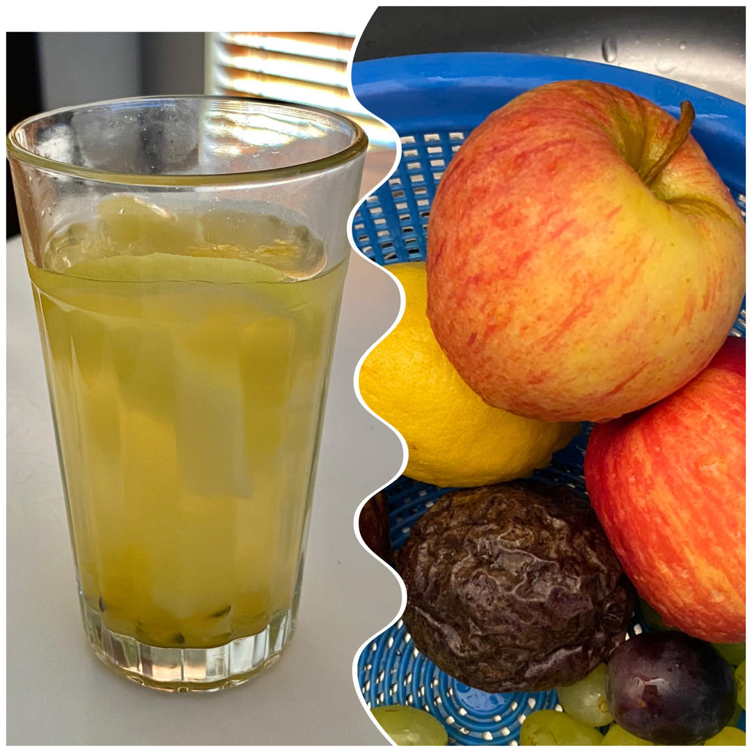 百香果蜂蜜水果茶