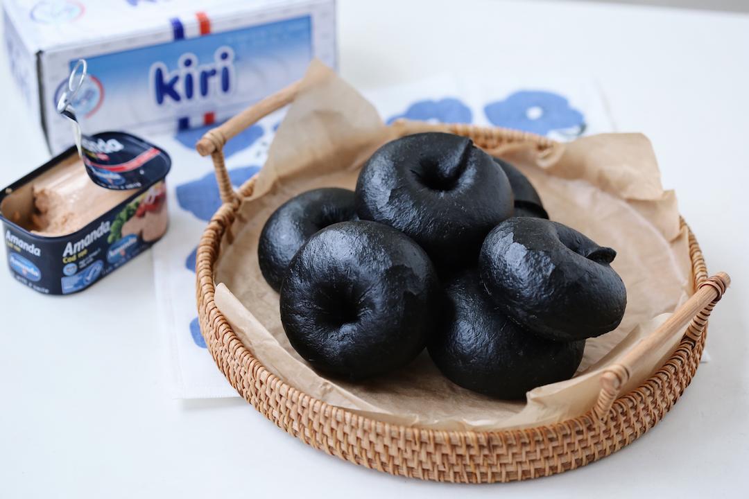 日式鳕鱼籽双奶酪贝果的做法