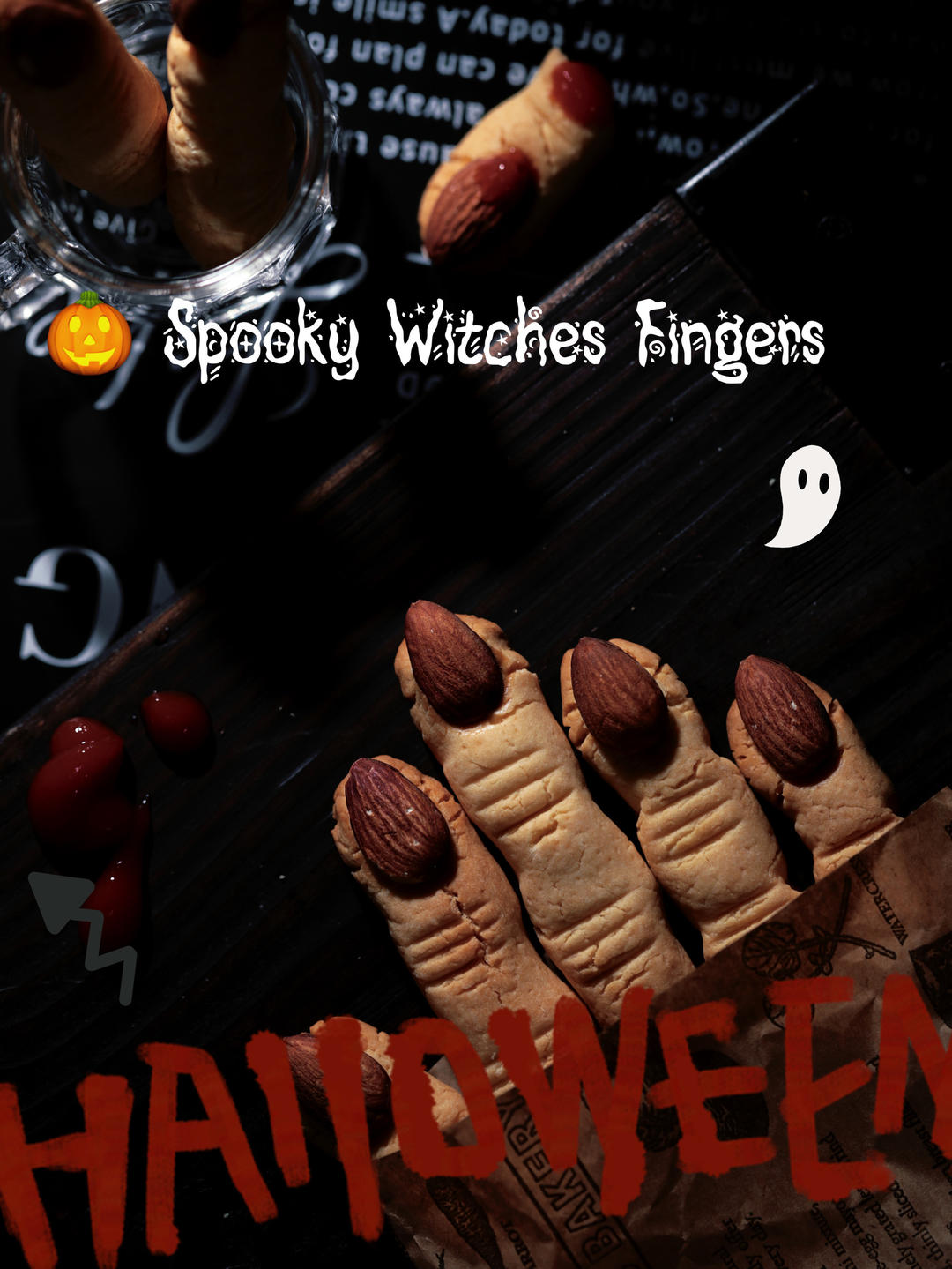 女巫手指饼🎃万圣节搞怪来袭👻好玩又好吃‼️