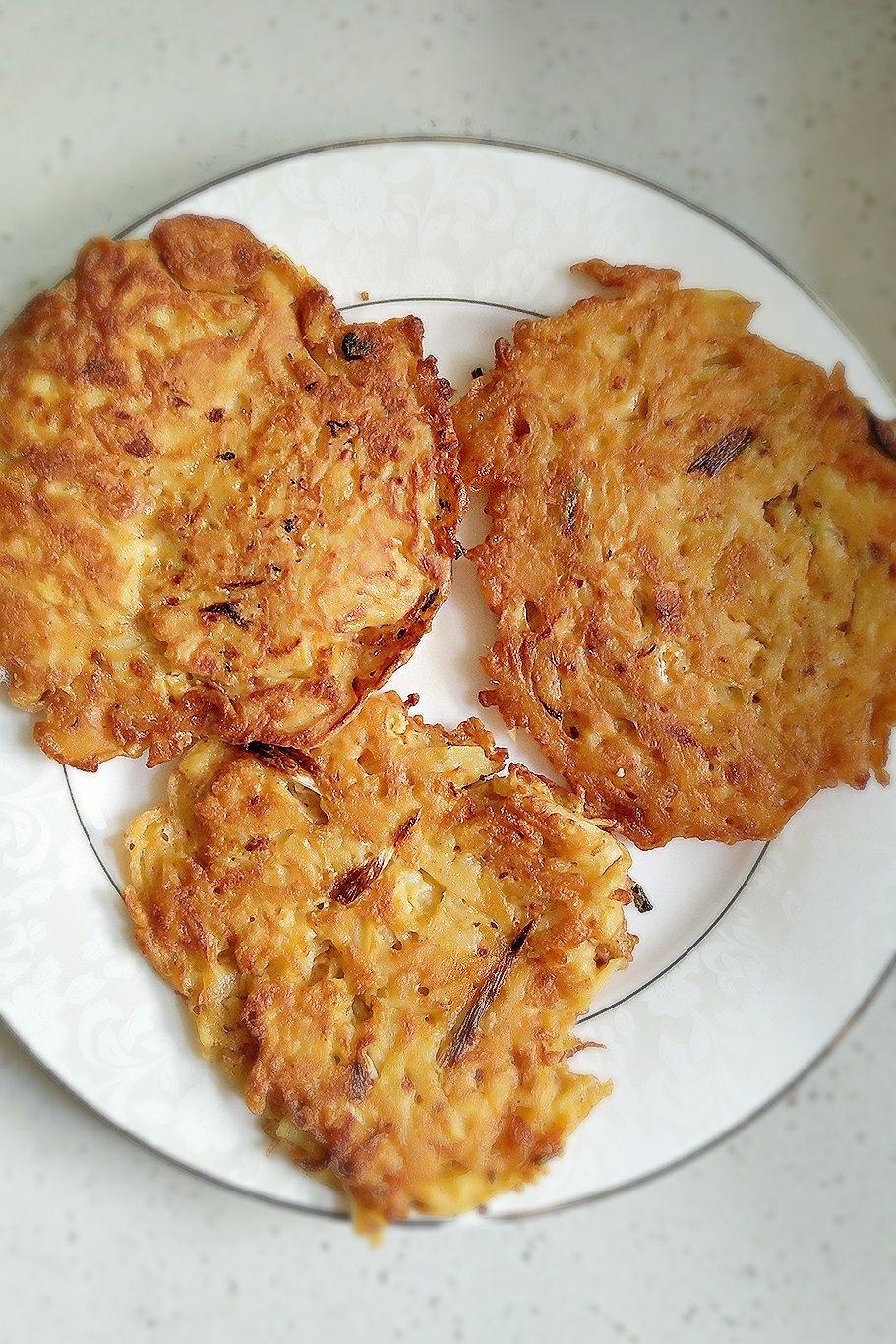 土豆丝鸡蛋饼