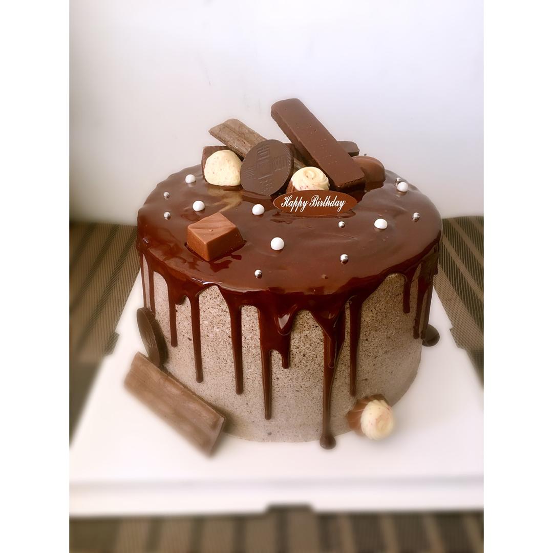 蛋糕淋面之一：甘那许淋面（详细解答淋面太稠的问题）