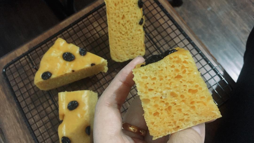 南瓜发糕 Steamed Pumpkin Cake