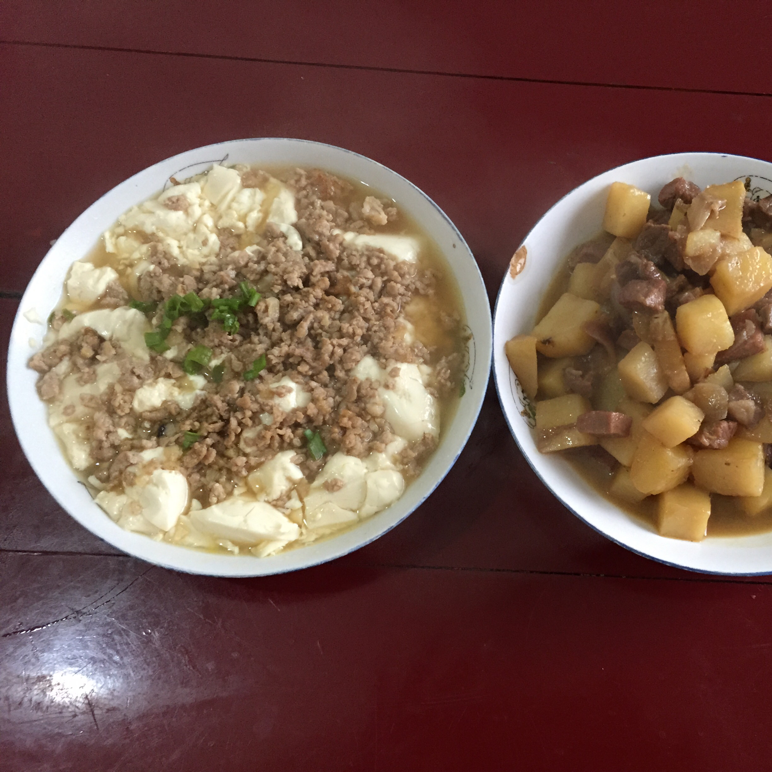 肉沫蒸豆腐