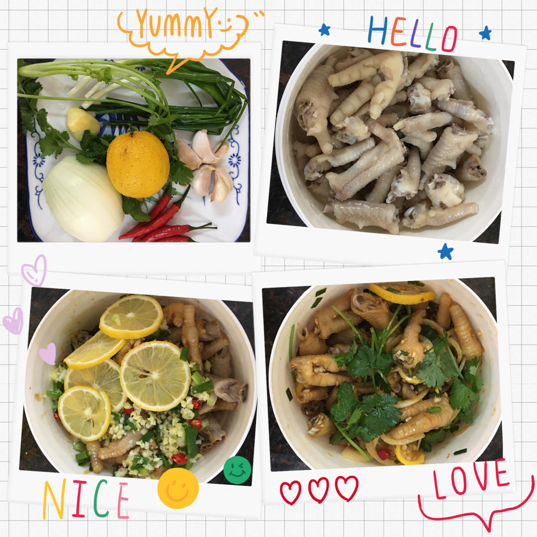 【柠檬酸辣鸡爪】自制超级无敌美味的网红鸡爪