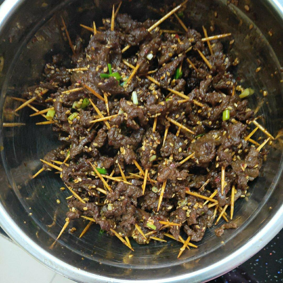 牙签牛肉串-湖南口味