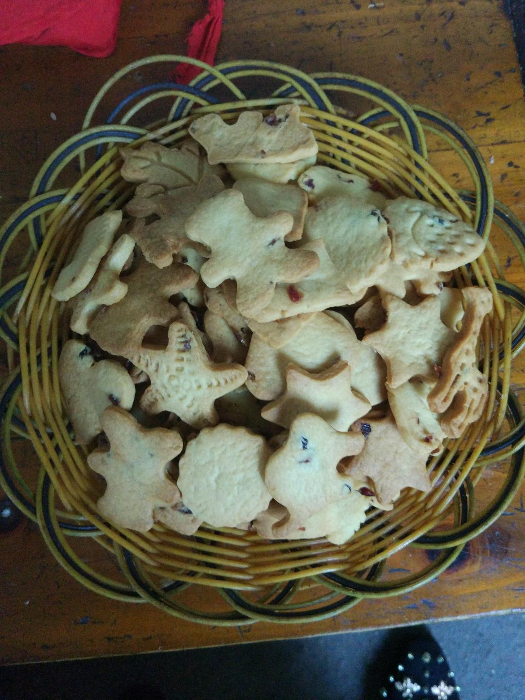 蔓越莓饼干（简单易超作）