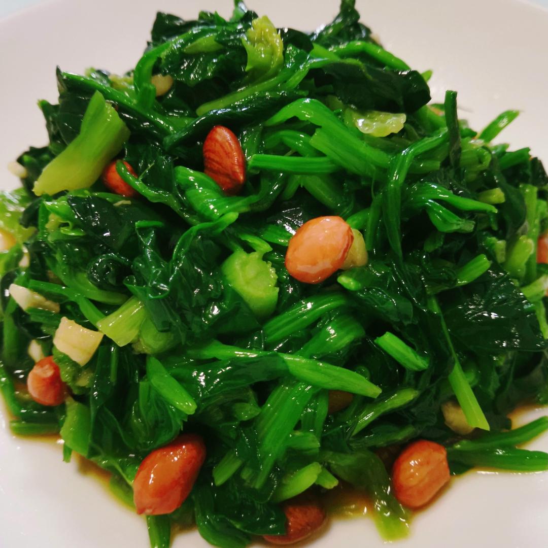 凉拌菠菜