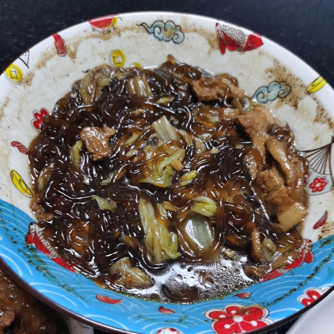 猪肉白菜炖粉条