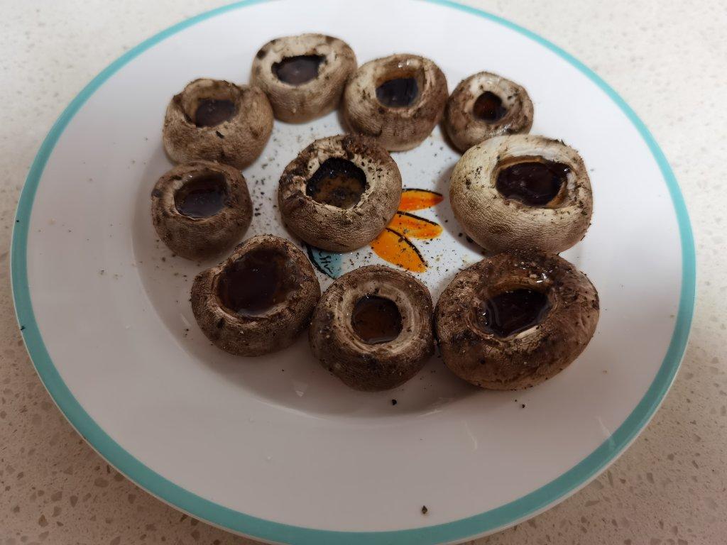 超简单烤箱烤口蘑
