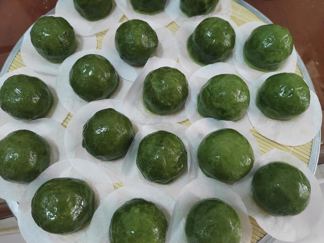 青团 | 咸蛋黄肉松馅