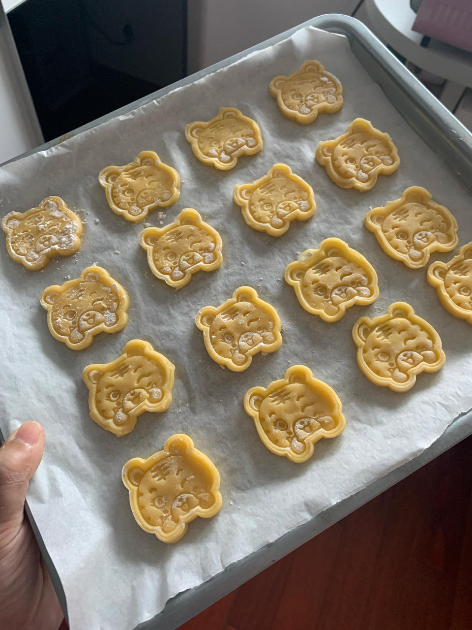 纽扣黄油饼干