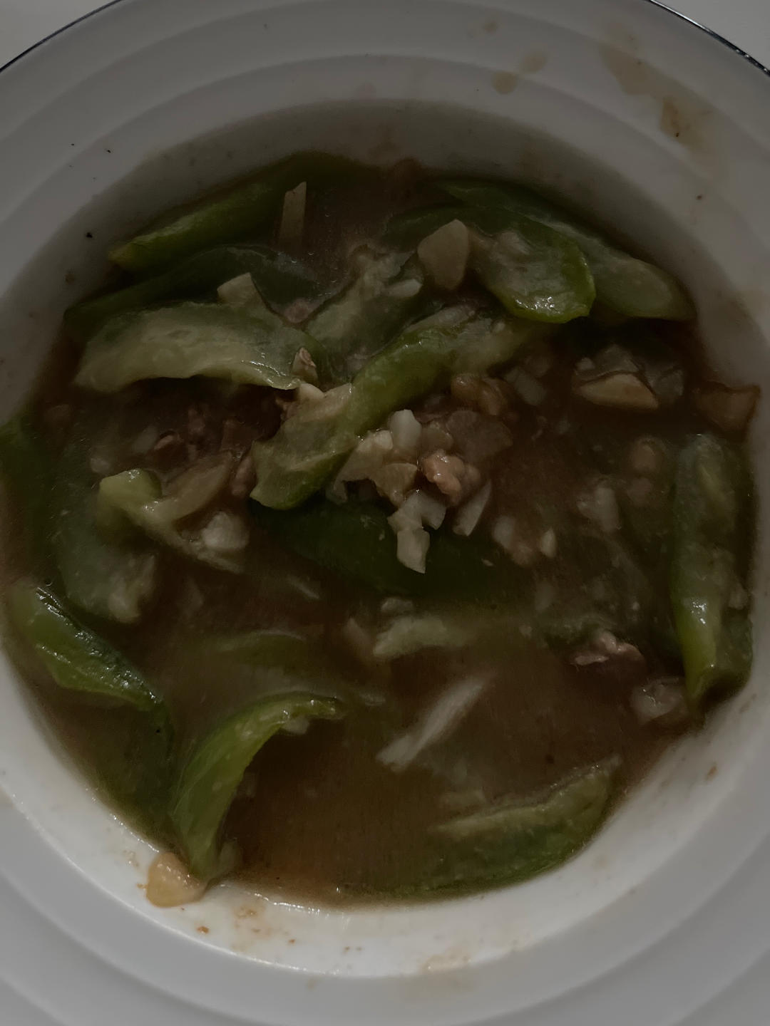 家常丝瓜炒肉