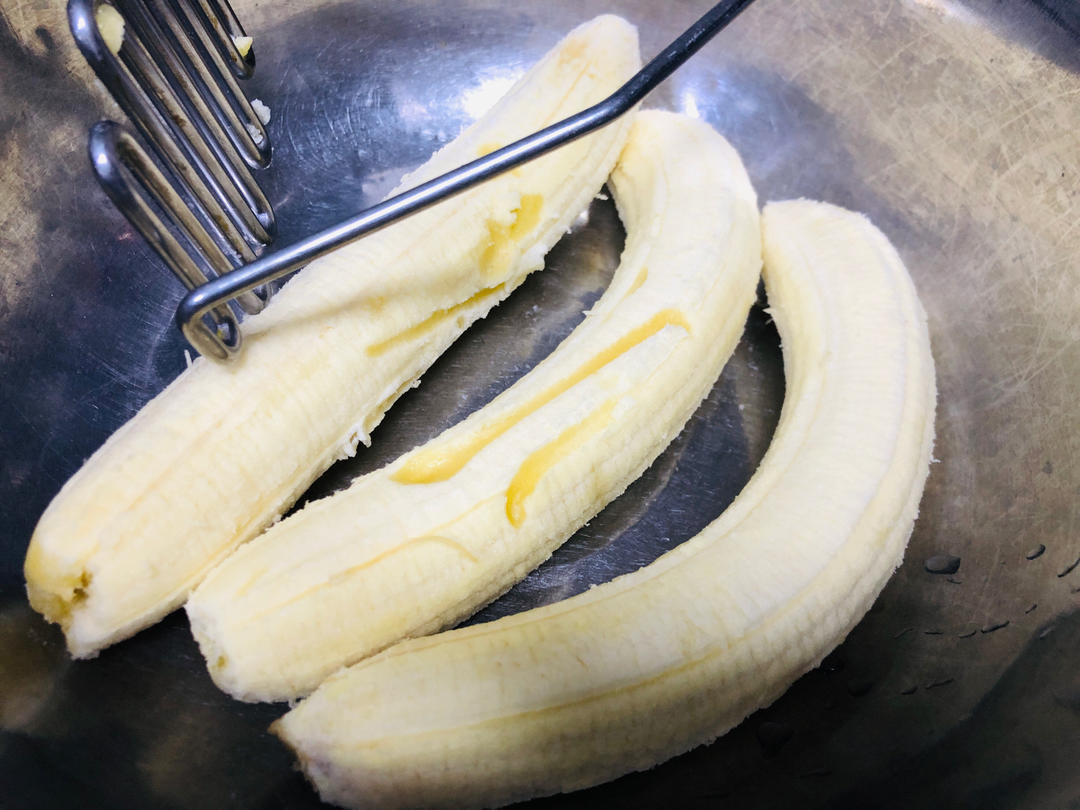 香蕉可可核桃小蛋糕