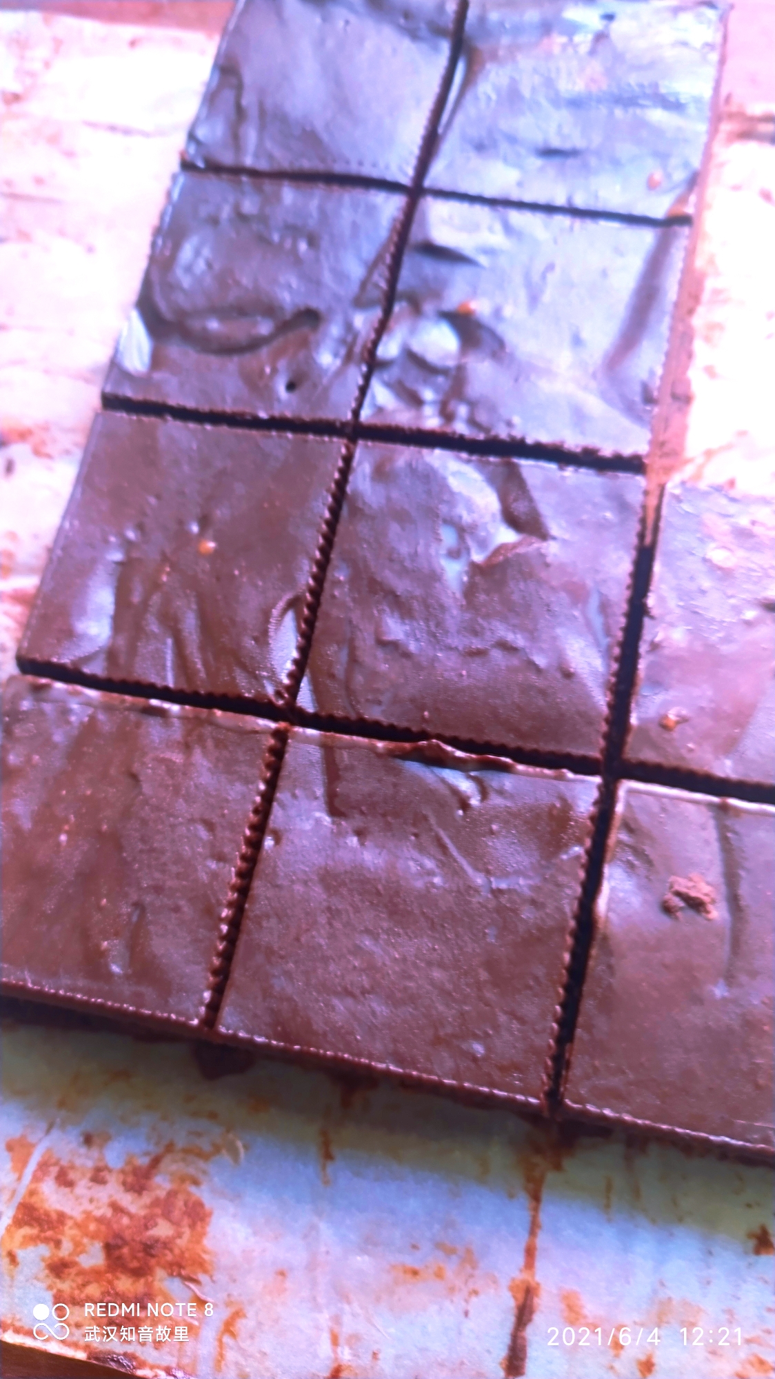【自制无糖（纯天然代糖）的巧克力系列】之四：生巧的制作，所有的人都能做好，撒上可可粉把所有的不足都变成奢华好看。的做法 步骤23