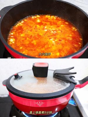 茄汁玉米鸡丁的做法 步骤5
