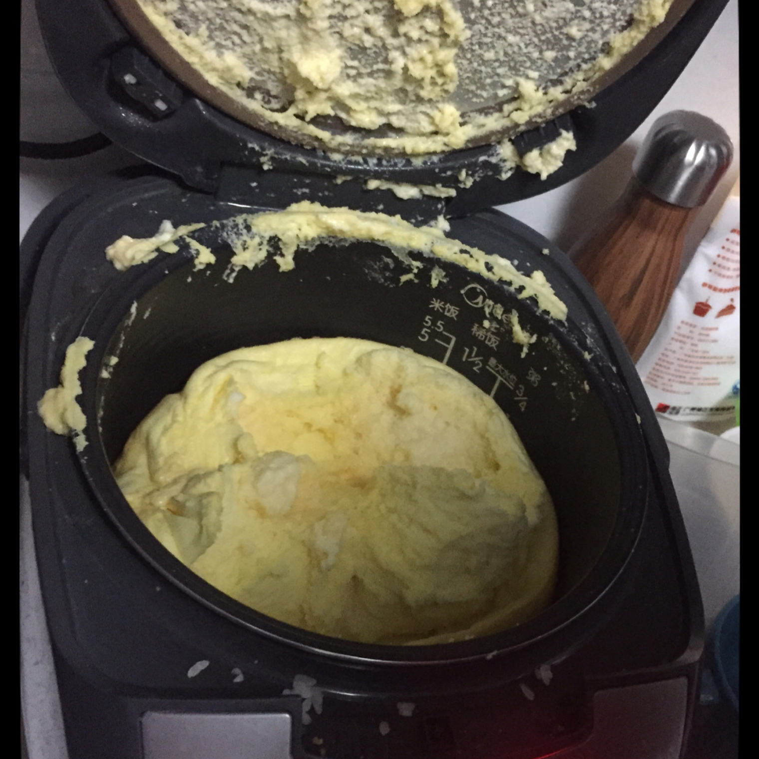 电饭锅蛋糕、很松软哦～