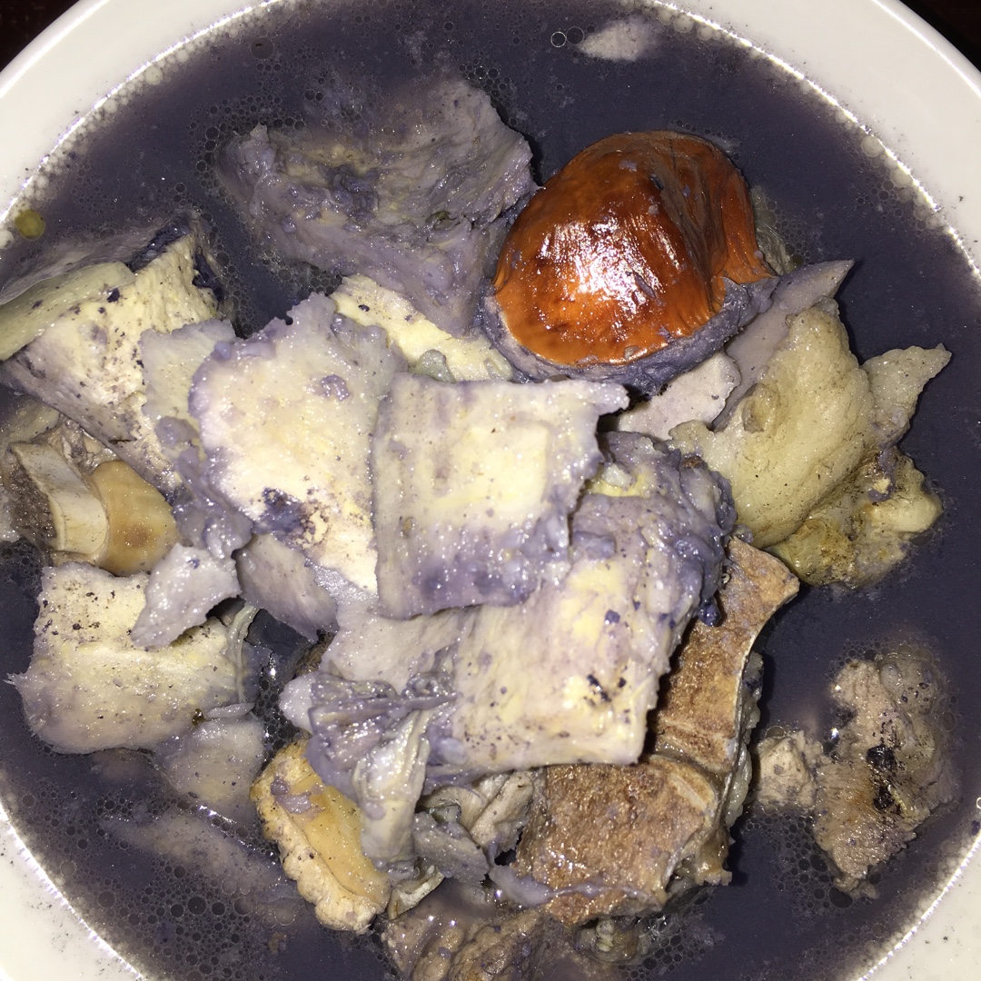榴莲壳排骨汤