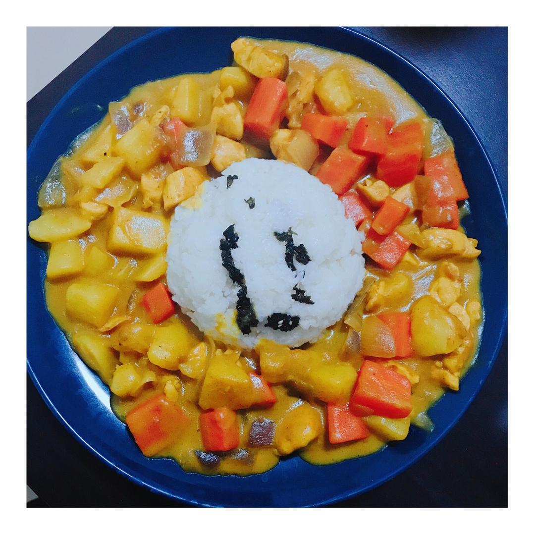 咖喱鸡饭