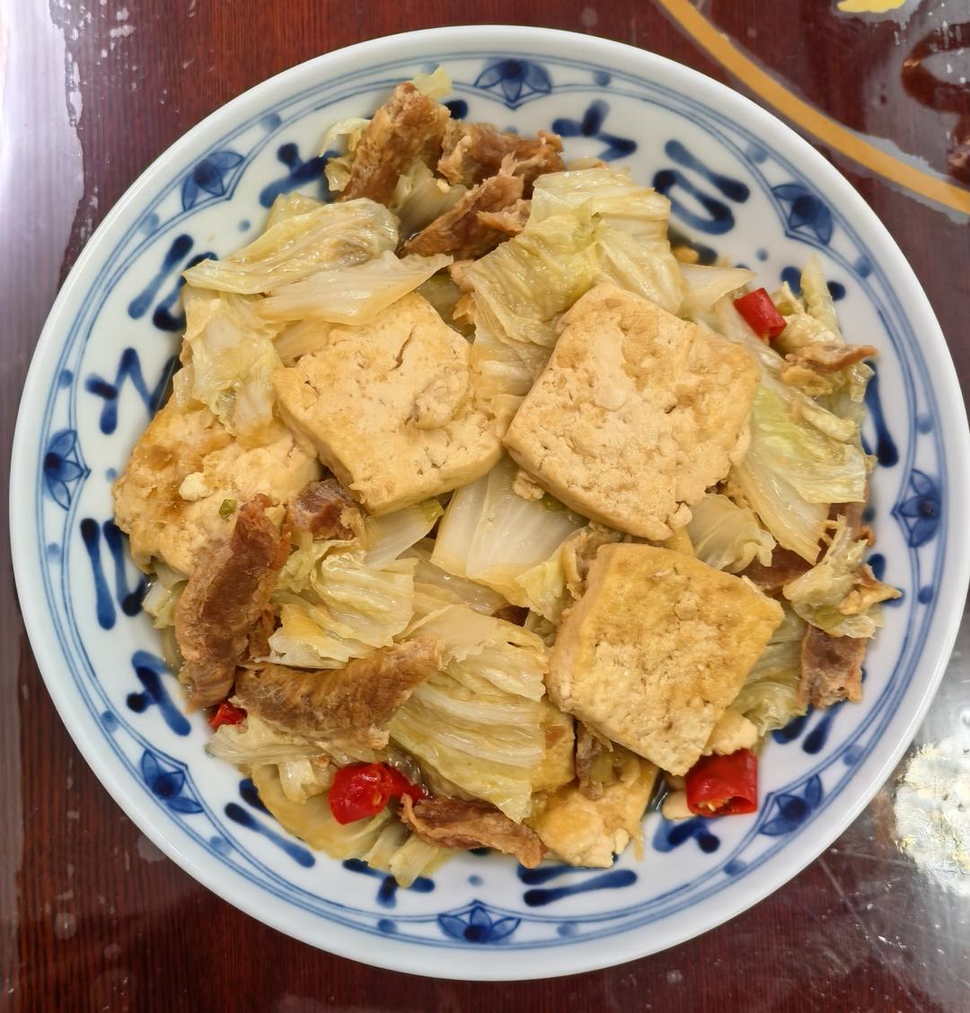 白菜豆腐煲