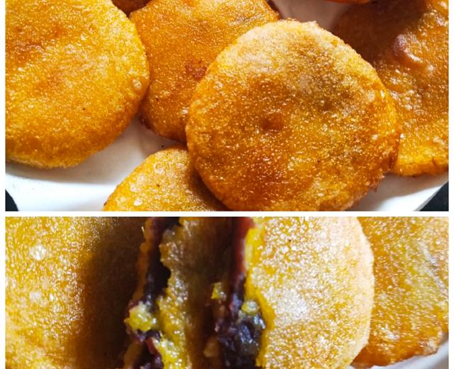 馋哭隔壁小孩的南瓜豆沙饼,软糯香甜的做法