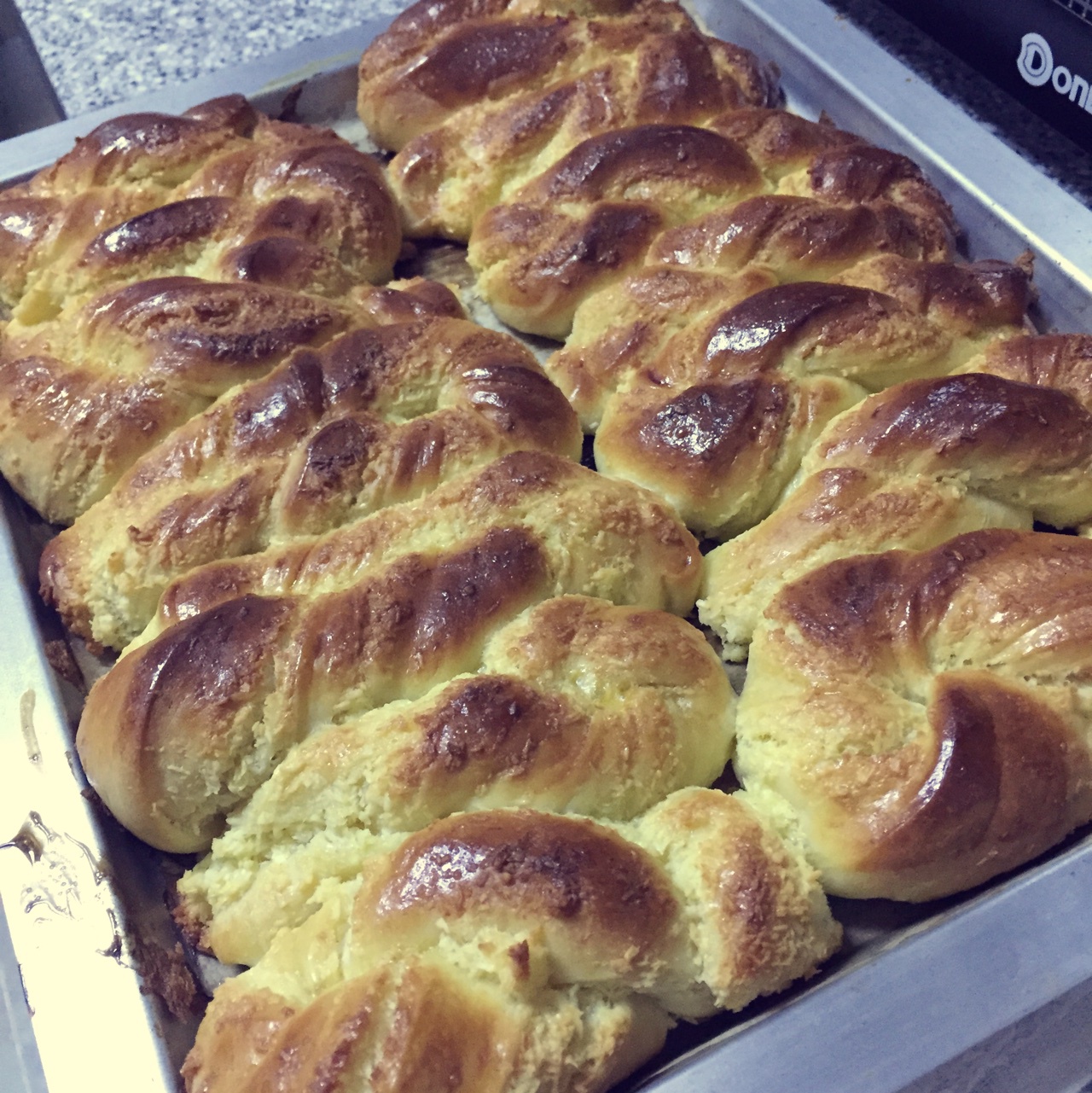 椰蓉面包棒 | 附自制椰蓉馅 两种整形方法