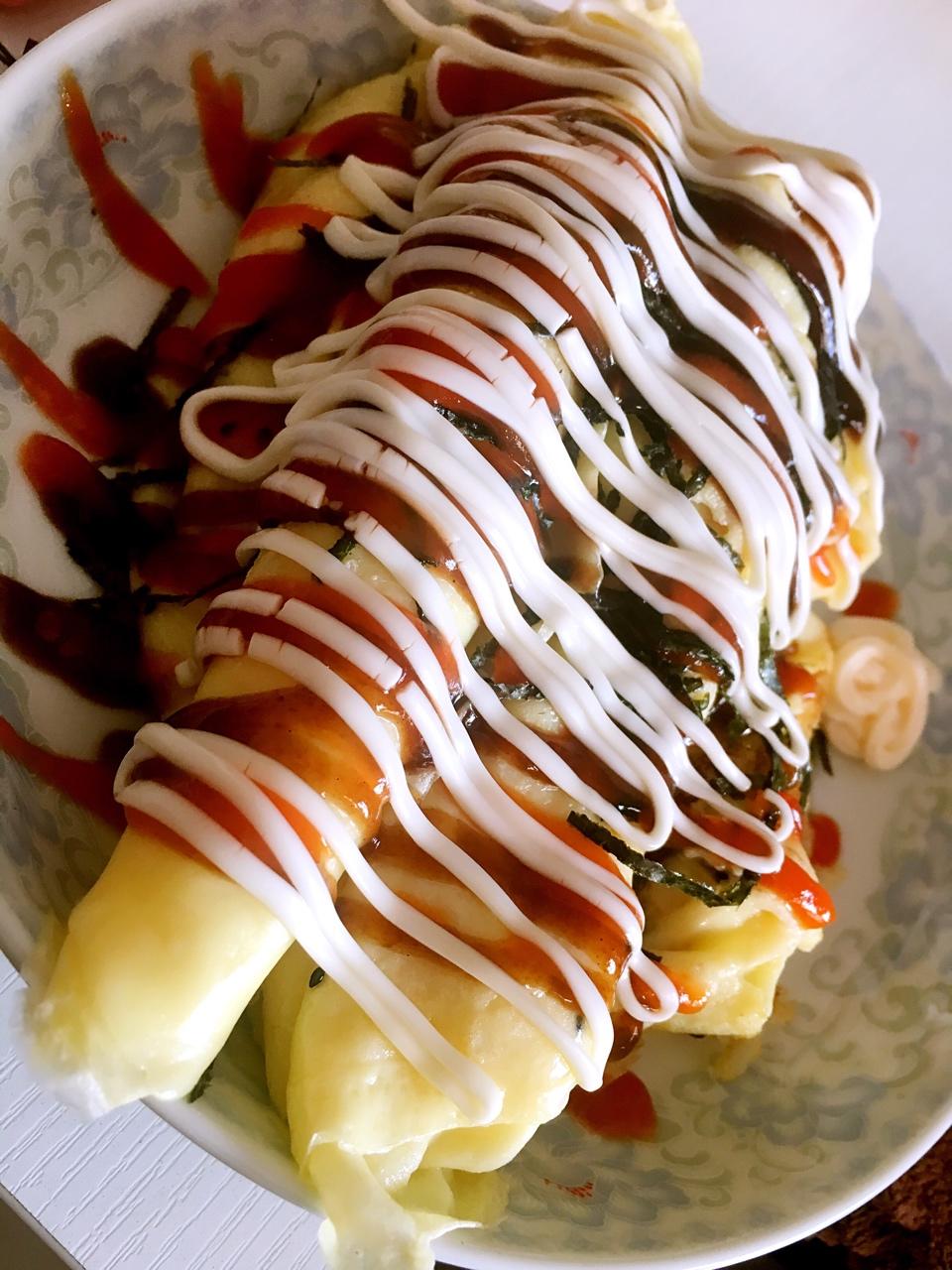 黑芝麻鸡蛋饼