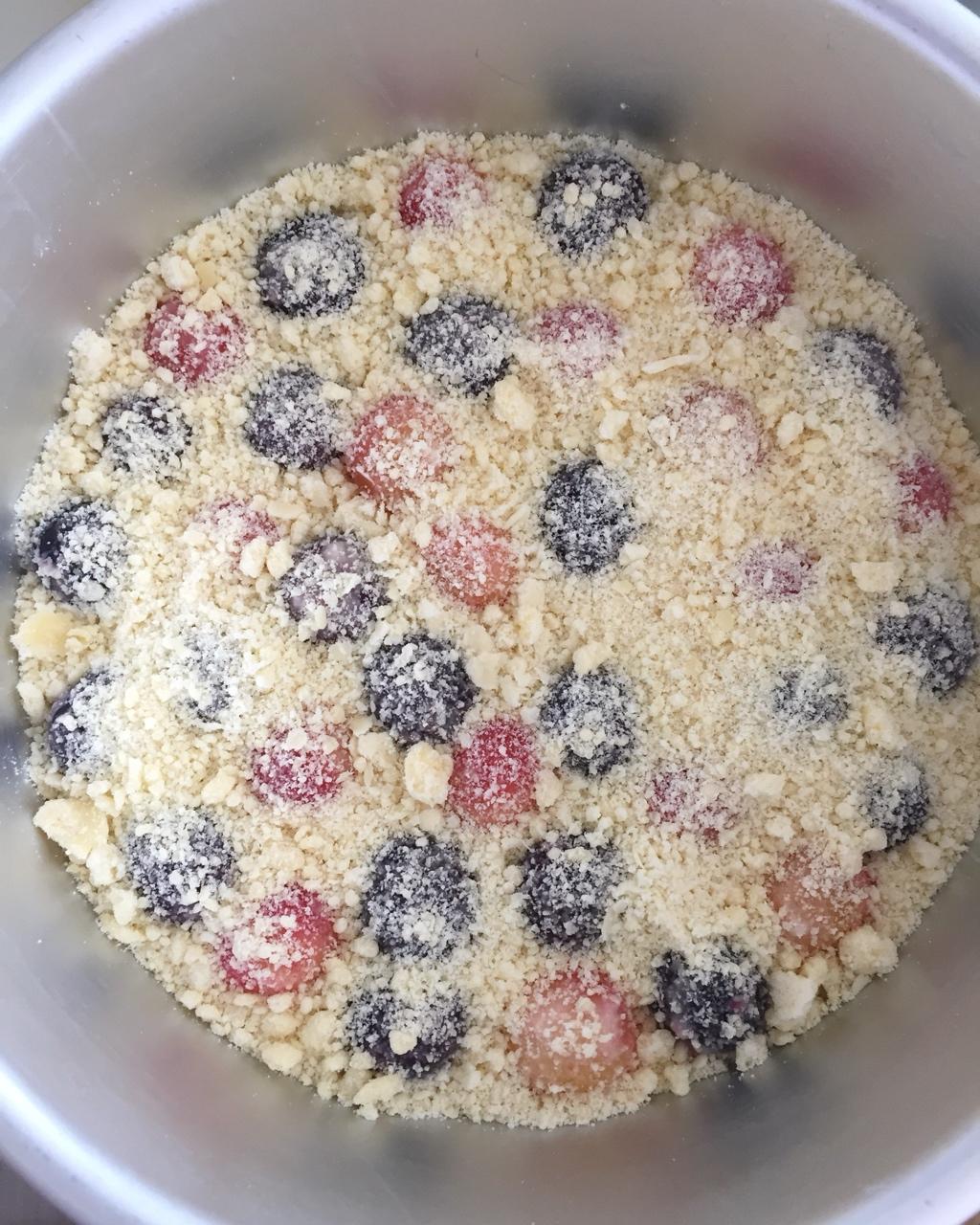 蓝莓酥粒小方块Blueberry Crumber Bars