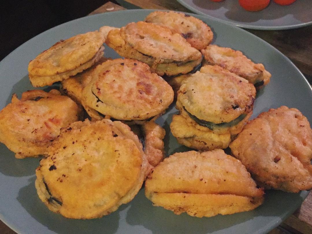 炸茄盒老沧口风味