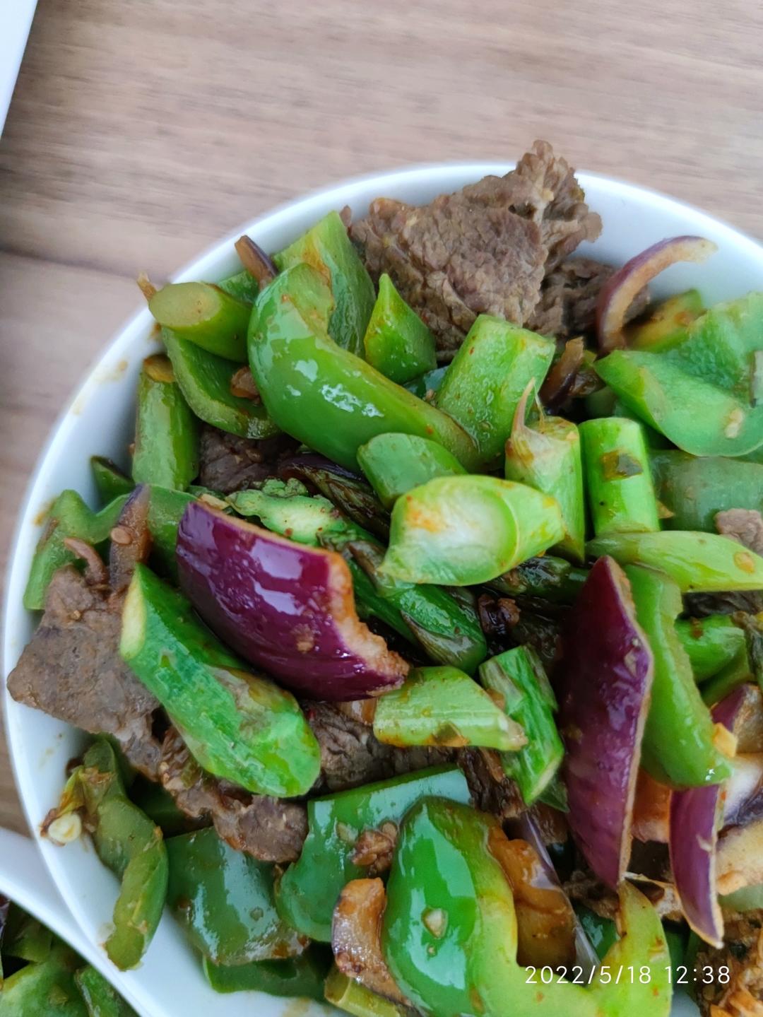 青椒牛肉
