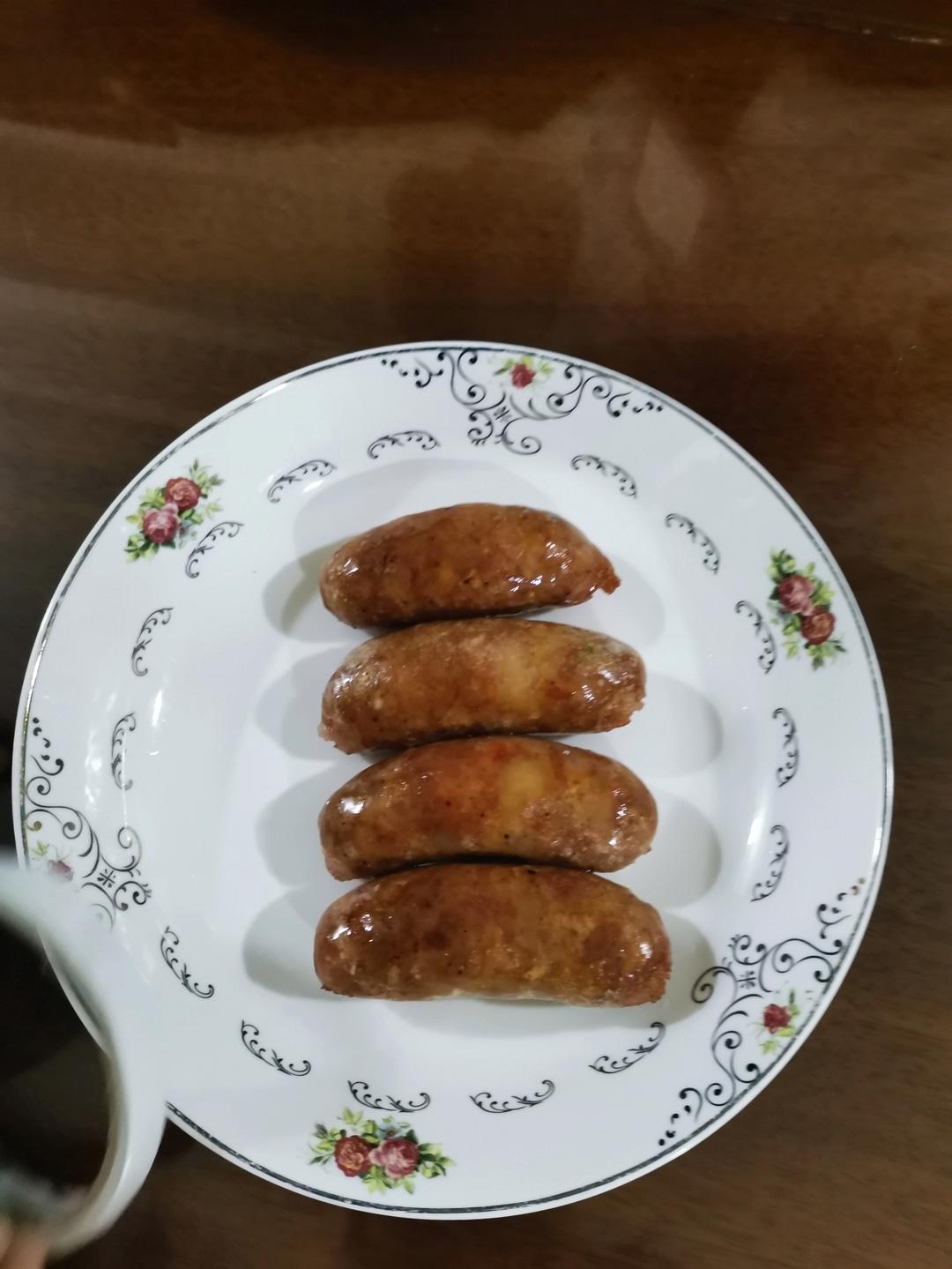 自制黑椒风味脆皮肠--多图详解手工灌肠