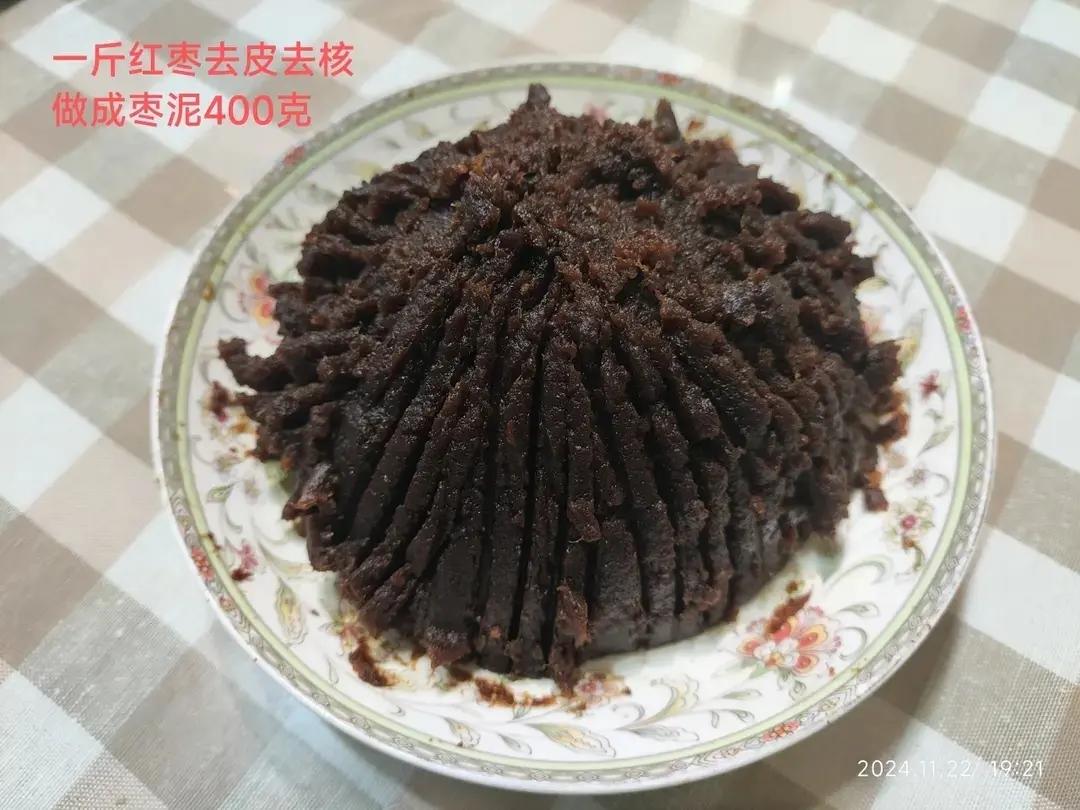 完全不用加糖的—自制枣泥馅