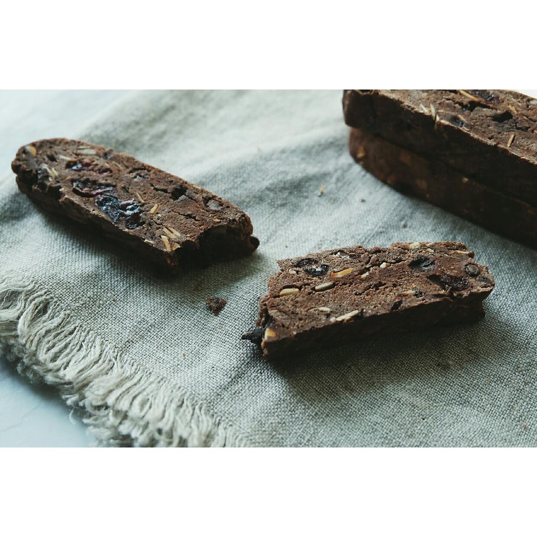 天然酵种可可意式脆饼