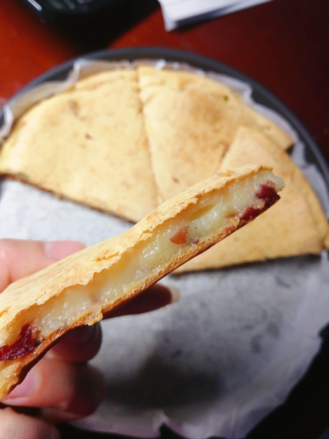 无需揉面‼️只要拌一拌就能做酥掉渣‼️好吃到爆的蔓越莓烤年糕‼