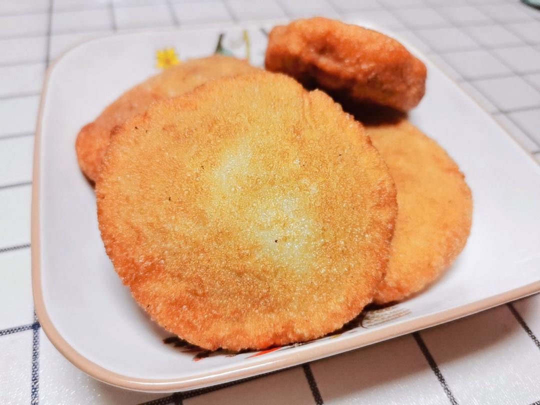 东北油炸糕（糯米粉豆沙馅儿）不翻车很简单
