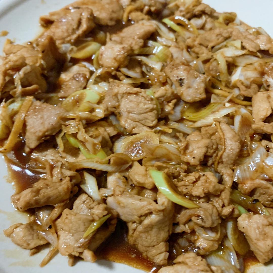 葱爆肉